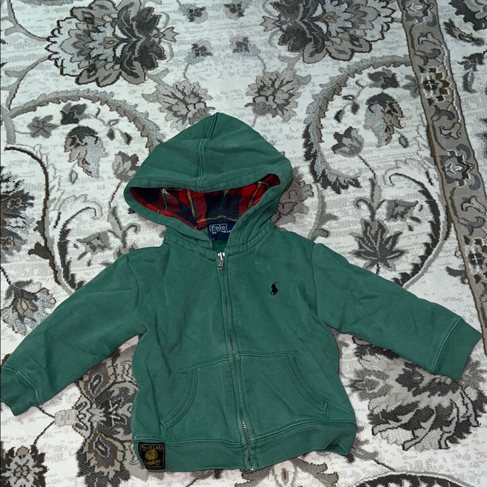 Ralph Lauren Green Kids Hoodie